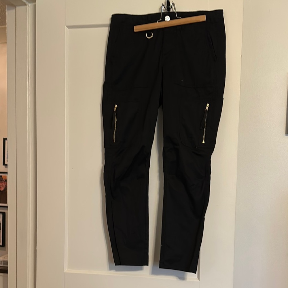 White House Black Market Black Ankle Slim Cropped Pants
